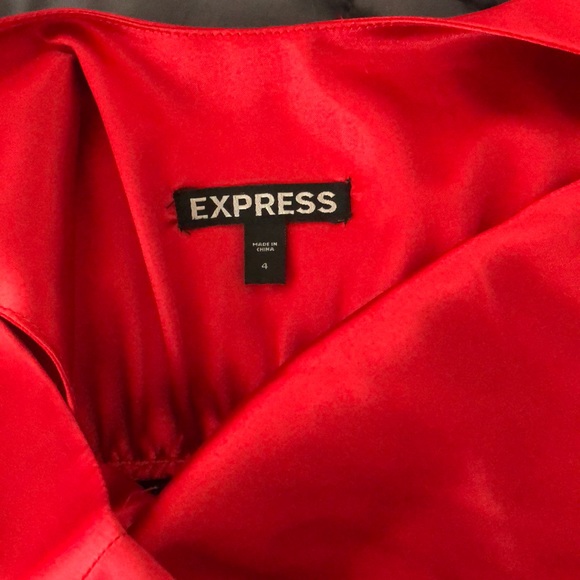 Black and red semi-formal dress - Picture 4 of 4